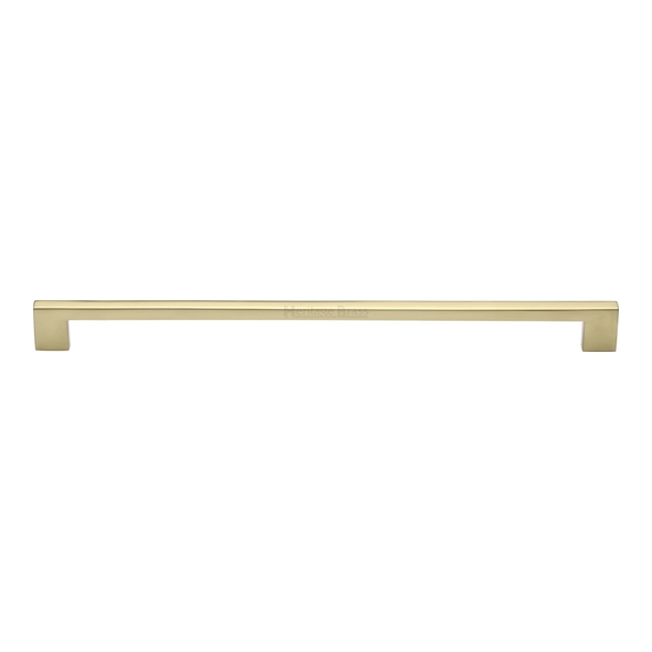 C0337 320-PB • 320 x 340 x 30mm • Polished Brass • Heritage Brass Metro Cabinet Pull Handle